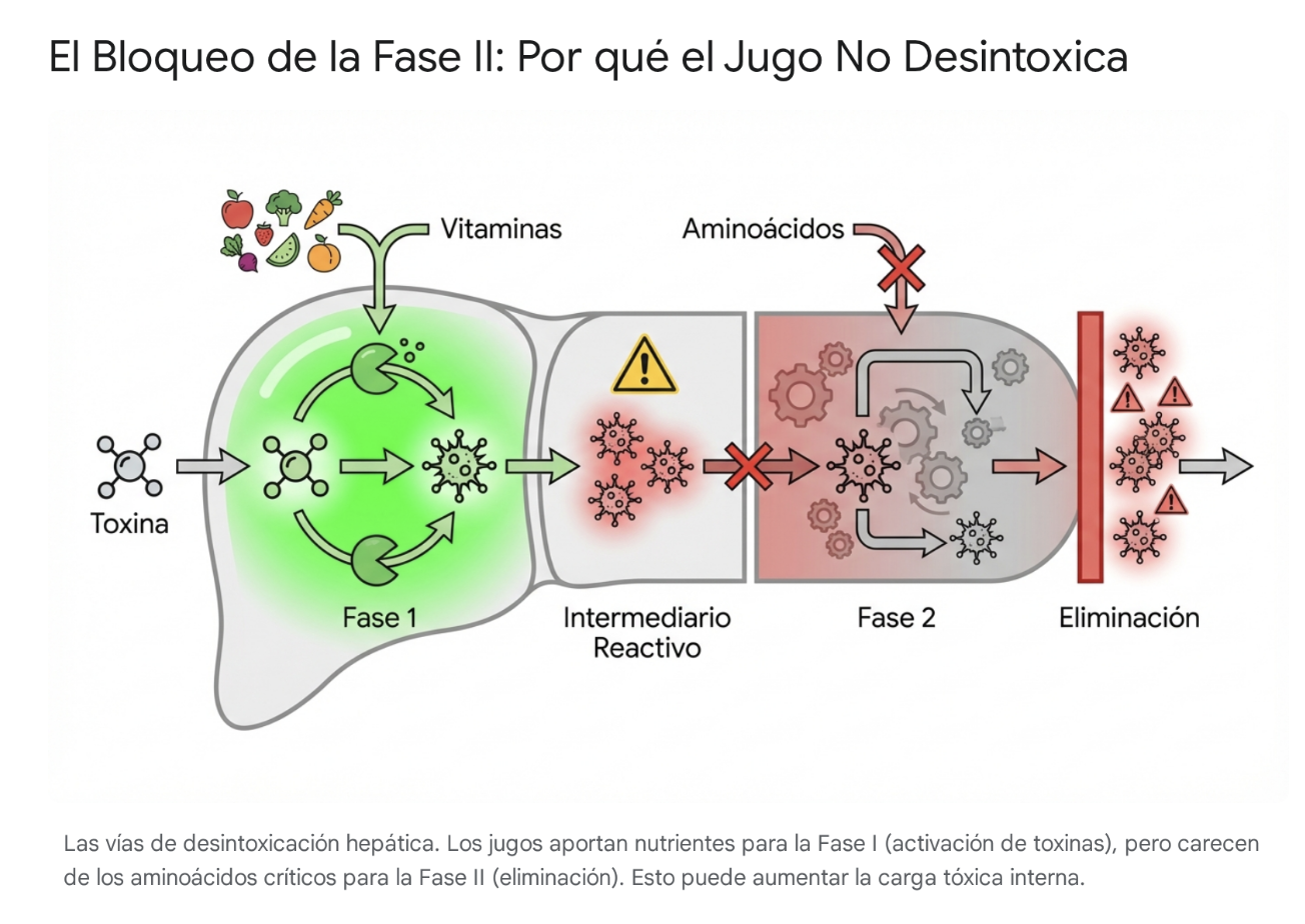 vias de desintoxicación hepática