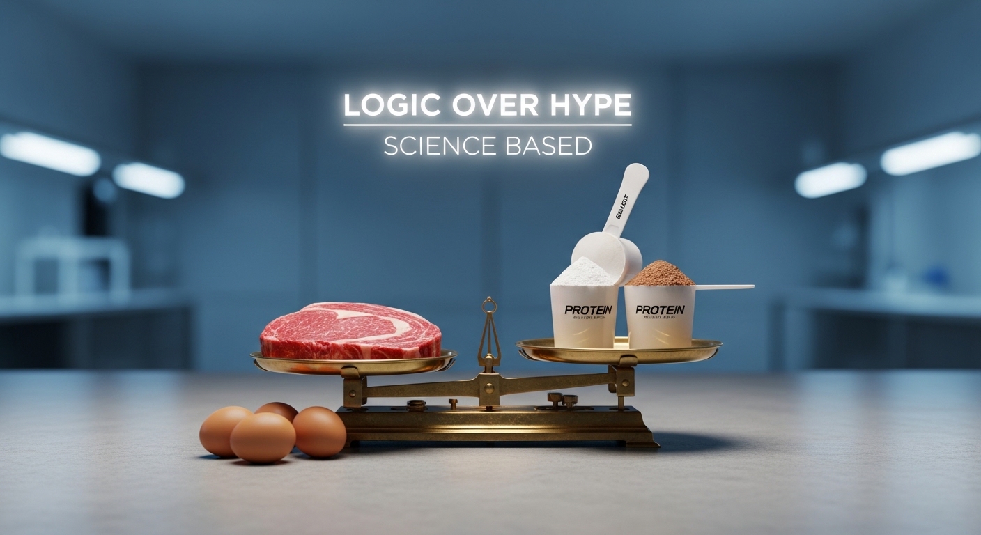 proteina en polvo vs huevos