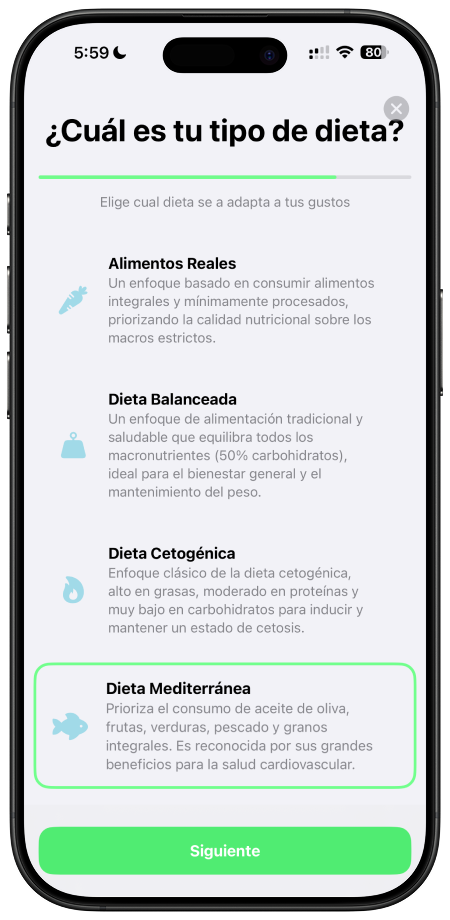 Gestión de planes y metas
